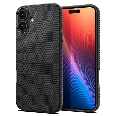 Spigen Liquid Air ochranný kryt pro Apple iPhone 16 Plus černá