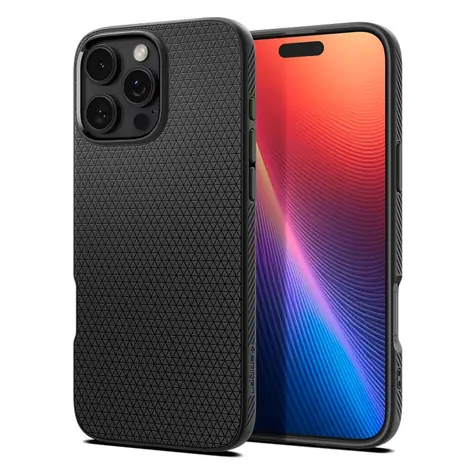 Spigen Liquid Air ochranný kryt pro Apple iPhone 16 Pro černá