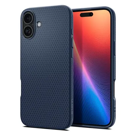 Spigen Liquid Air ochranný kryt pro Apple iPhone 16 modrá