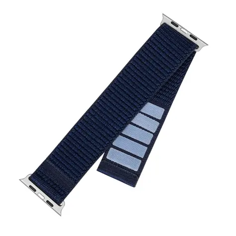 FIXED Nylonový řemínek Nylon Sporty Strap pro Apple Watch Ultra 49mm tmavě modrý