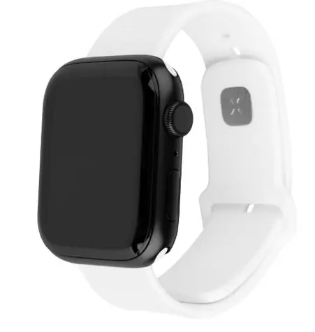 FIXED Set silikonových řemínků Silicone Sporty Strap pro Apple Watch 42/44/45mm bílý