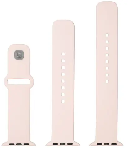 FIXED Set silikonových řemínků Silicone Sporty Strap pro Apple Watch 38/40/41mm růžový