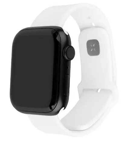 FIXED Set silikonových řemínků Silicone Sporty Strap pro Apple Watch 38/40/41mm bílý