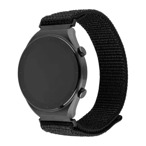 FIXED Nylonový řemínek Nylon Sporty Strap s Quick Release 20mm pro smartwatch černý