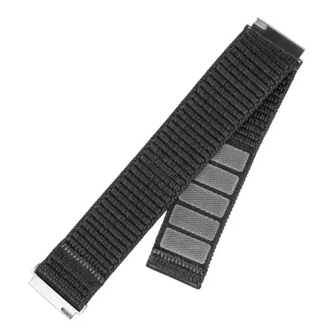 FIXED Nylonový řemínek Nylon Sporty Strap s Quick Release 20mm pro smartwatch tmavě šedý