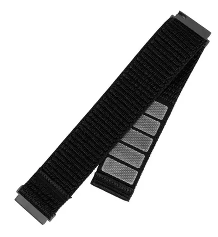 FIXED Nylonový řemínek Nylon Sporty Strap s Quick Release 22mm pro smartwatch černý