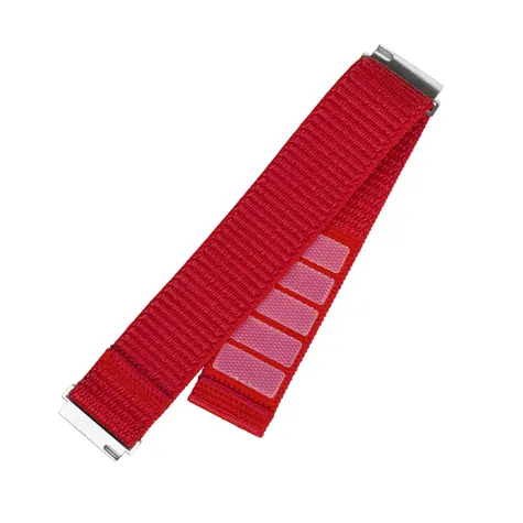 FIXED Nylonový řemínek Nylon Sporty Strap s Quick Release 22mm pro smartwatch červený