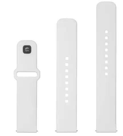 FIXED Set silikonových řemínků Silicone Sporty Strap s Quick Release 22mm pro smartwatch bílý