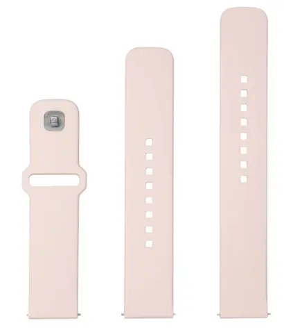 FIXED Set silikonových řemínků Silicone Sporty Strap s Quick Release 22mm pro smartwatch růžový
