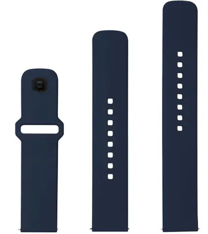 FIXED Set silikonových řemínků Silicone Sporty Strap s Quick Release 22mm pro smartwatch modrý