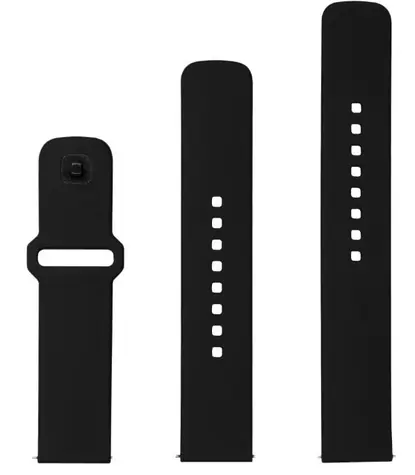 FIXED Set silikonových řemínků Silicone Sporty Strap s Quick Release 22mm pro smartwatch černý