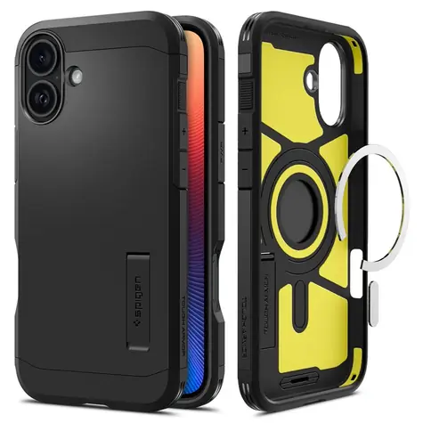 Spigen Tough Armor MagSafe ochranný kryt pro Apple iPhone 16 Plus černá