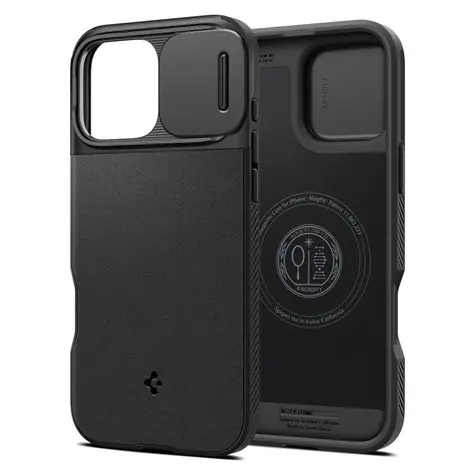 Spigen Optik Armor MagSafe ochranný kryt pro Apple iPhone 16 Pro Max černá