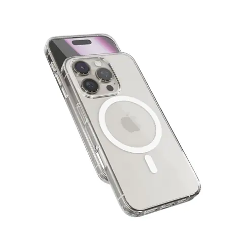 Epico Resolve Magnetic ochranný kryt s MagSafe pro Apple iPhone 16 Pro Max transparentní