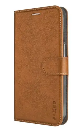 FIXED Opus typu kniha pro Samsung Galaxy A25 5G hnědé