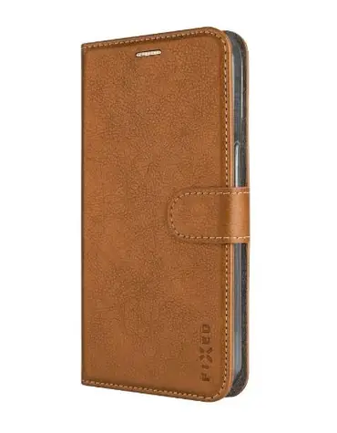 FIXED Opus typu kniha pro Samsung Galaxy A55 5G hnědé