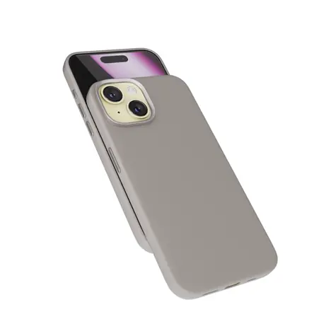 Epico Mag+ Pro silikonový ochranný kryt s MagSafe pro Apple iPhone 16 béžová