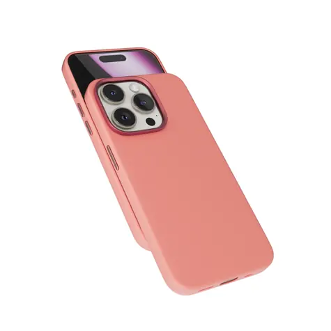 Epico Mag+ Pro silikonový ochranný kryt s MagSafe pro Apple iPhone 16 Pro růžová