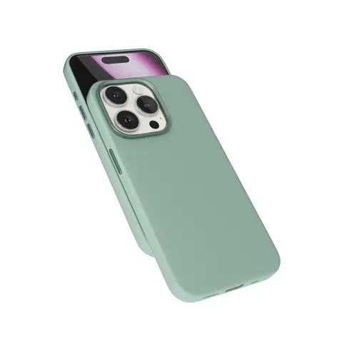 Epico Mag+ Pro silikonový ochranný kryt s MagSafe pro Apple iPhone 16 Pro tyrkysová