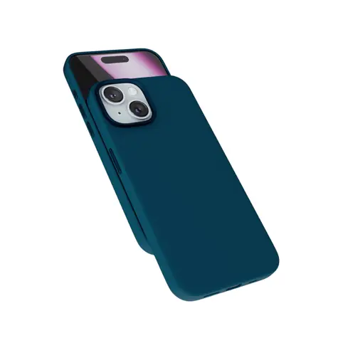 Epico Mag+ Pro silikonový ochranný kryt s MagSafe pro Apple iPhone 16 modrá