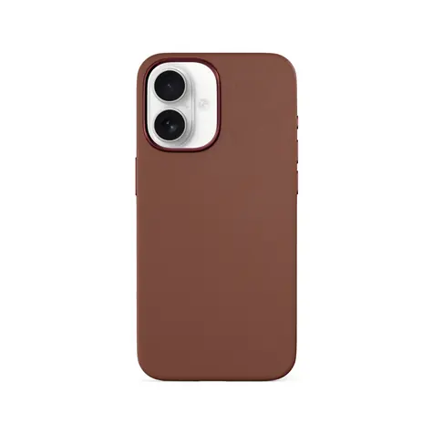 Epico Mag+ Leather ochranný kryt s MagSafe pro Apple iPhone 16 Plus hnědá