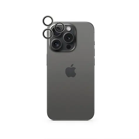 Epico Aluminium Lens Protector ochranné sklo fotoaparátu pro Apple iPhone 16 Pro & Pro Max černá