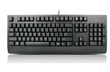 Rozbaleno - Lenovo Preferred Pro II černá / drátová klávesnice / CZ layout / 1x USB-A 2.0 / kabel 2m / rozbaleno