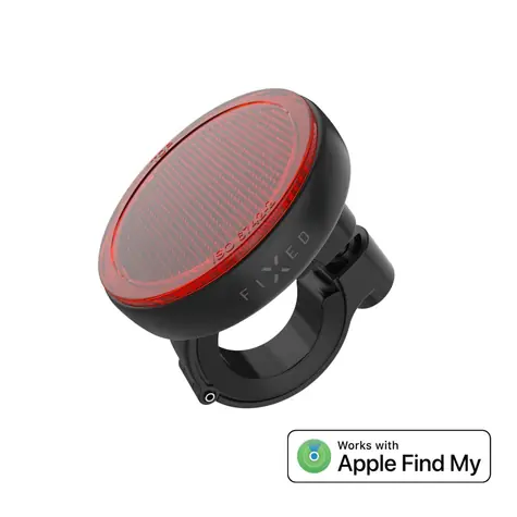 FIXED Tag Reflector s podporou Find My černý / smart tracker na kolo 