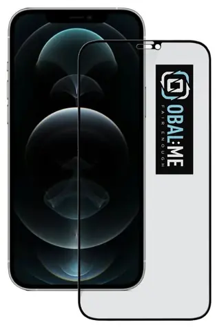 Obal:Me Privacy 5D Tvrzené Sklo pro Apple iPhone 12/12 Pro černá