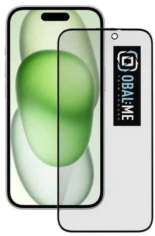 Obal:Me Privacy 5D Tvrzené Sklo pro Apple iPhone 15 černá
