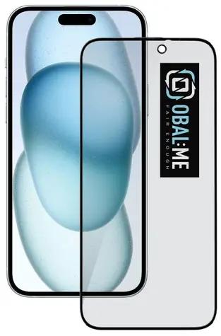 Obal:Me Privacy 5D Tvrzené Sklo pro Apple iPhone 15 Plus černá