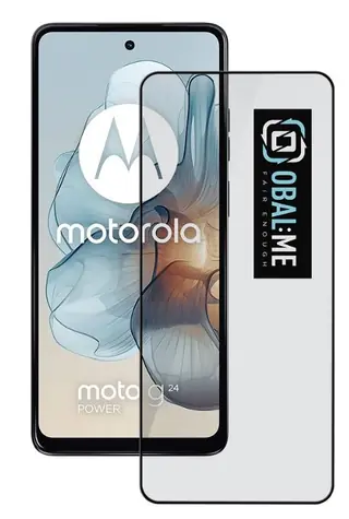 Obal:Me 5D Tvrzené Sklo pro Motorola G04/G24 Power černá