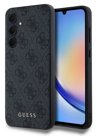 Guess 4G Zadní Kryt pro Samsung Galaxy A35 5G šedá