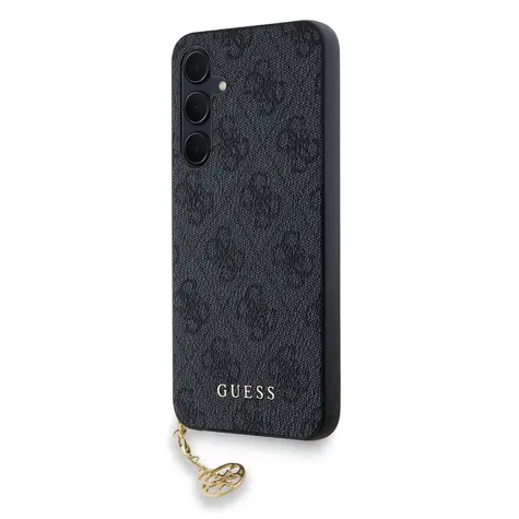 Guess 4G Charm Zadní Kryt pro Samsung Galaxy A35 5G šedá