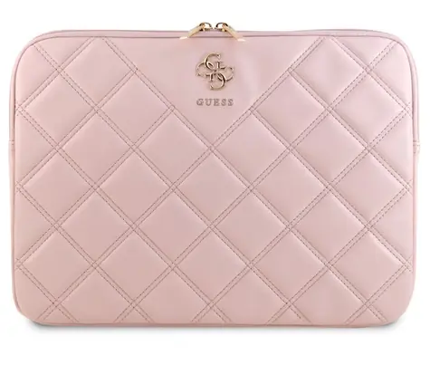 Guess PU Quilted 4G Metal Logo Obal na Notebook 13/14