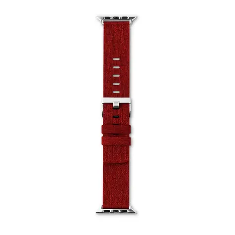 Epico Canvas řemínek pro Apple Watch 38/40/41mm červená