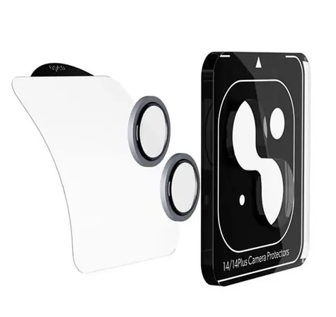 Epico Aluminium Lens Protector Ochranné sklo fotoaparátu pro Apple iPhone 14/14 Plus hvězdně bílá