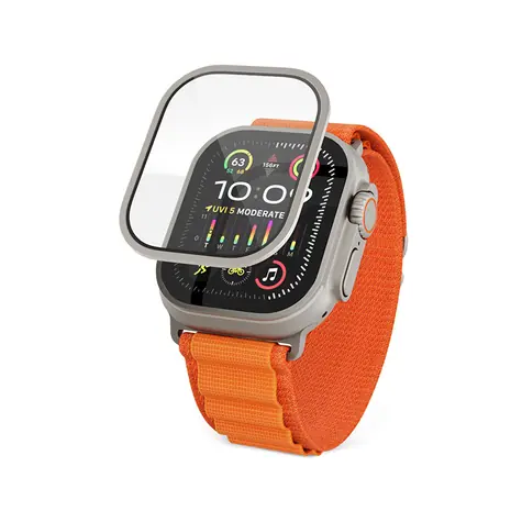 Epico Sapphire Glass Ochranné sklo pro Apple Watch Ultra 49mm stříbrná