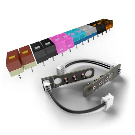 Endgame Gear OP1 Universal Switch Set (EGG-SP-U1) / 2x PCB + 14 různých spínačů