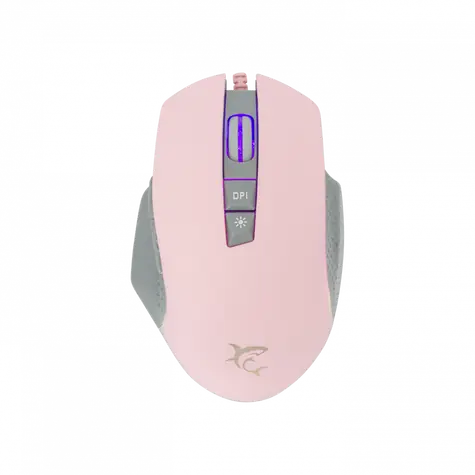 White Shark GM-5009 GARETH růžová / Herní myš / optická / 6400 DPI / 7 tlačítek / USB / RGB