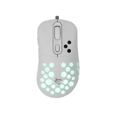 White Shark AZRAEL bílá / Herní myš / optická / 7200 DPI / 6 tlačítek / USB