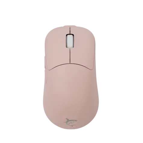 White Shark AERO růžová / Herní bezdrátová myš / optická / 5000 DPI / 6 tlačítek / 2.4 GHz / USB