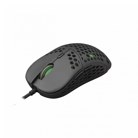 White Shark ESL-M4 NAGINATA černá / Herní myš / optická / 16000 DPI / 6 tlačítek / RGB / USB