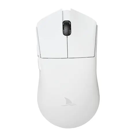 Darmoshark M3 bílá / Herní bezdrátová myš / 26000 DPI / 5 tlačítek / USB-C / BT / PixArt 