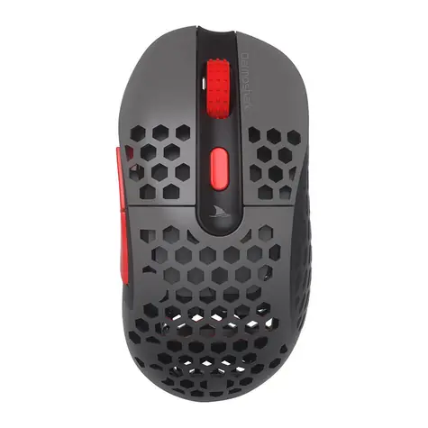 Darmoshark GN1 šedá / Herní bezdrátová myš / 16000DPI / 8 tlačítek / USB-C / BT / 2.4G 