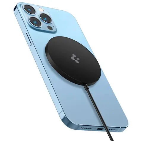 Spigen Power Arc ArcField Magnetic Wireless Charger černá / Bezdrátová nabíječka / MagSafe / 7.5W