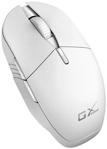 GENIUS GX Gaming Scorpion M8250 AI bílá / bezdrátová herní myš / optická / duální BT+2.4GHz / 3200 dpi / Copilot / 6 tla