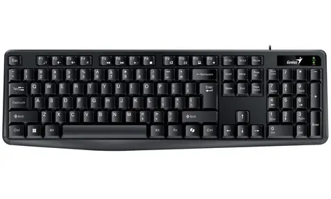 GENIUS KB-117 černá / Drátová / Copilot / USB / CZ+SK layout
