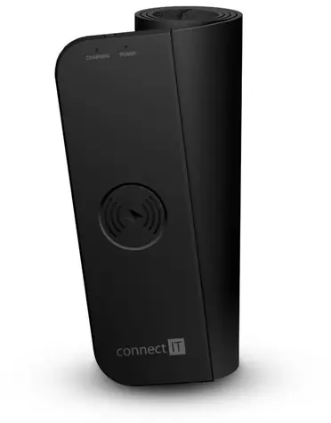 CONNECT IT CHARGE černá / Podložka pod klávesnici a myš s nabíjením / 800 x 300 mm