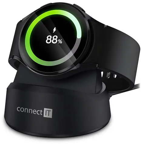 CONNECT IT WatchCharger (Samsung) černá / Bezdrátová nabíječka / 3W